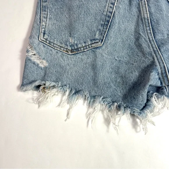 Agolde Parker Distressed Jean Shorts Size 26